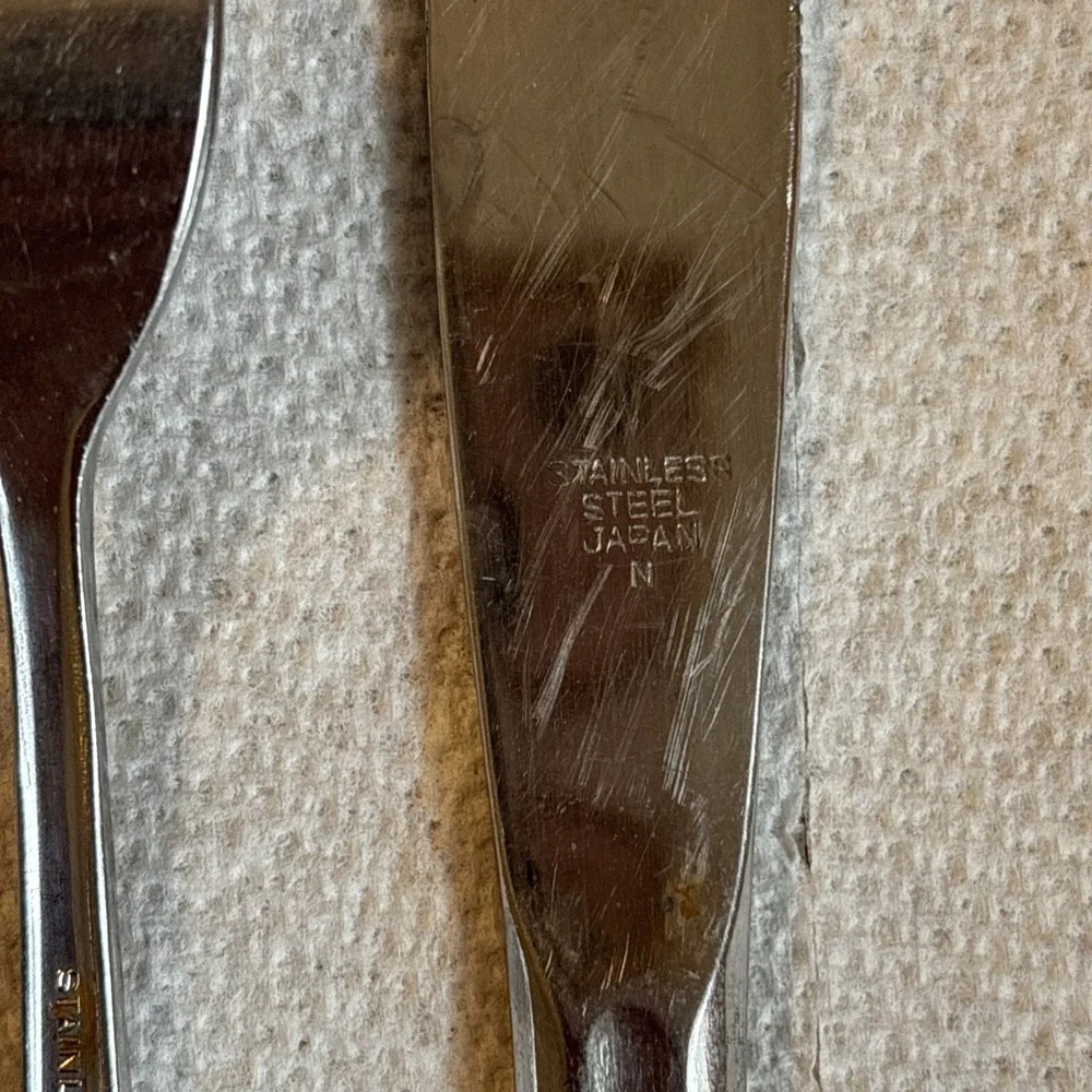 Creative Manor SPRITELY ROSE Stainless 2 Teaspoon 2 Tablespoon 1 Knife Flatware